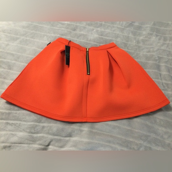 Diamond Supply Co Nuwave Mini Skater Orange Skirt Size XS - Picture 2 of 6